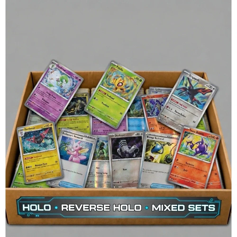 Pokemon TCG ALL Holos/Reverse 50 Card Bulk Lot - Mixed Sets - Mint/NM